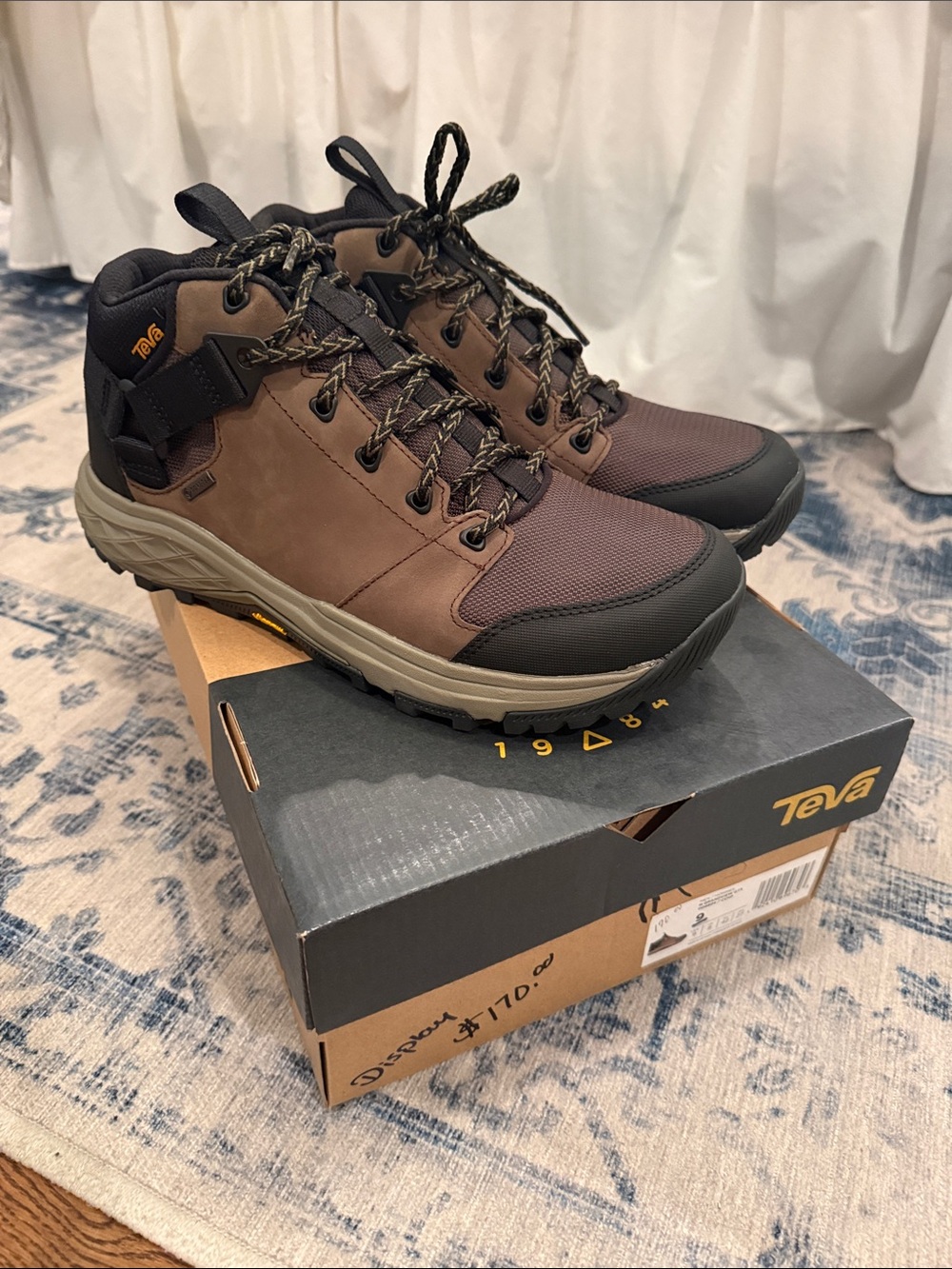 Teva Men's Brown and Black Trail Boots